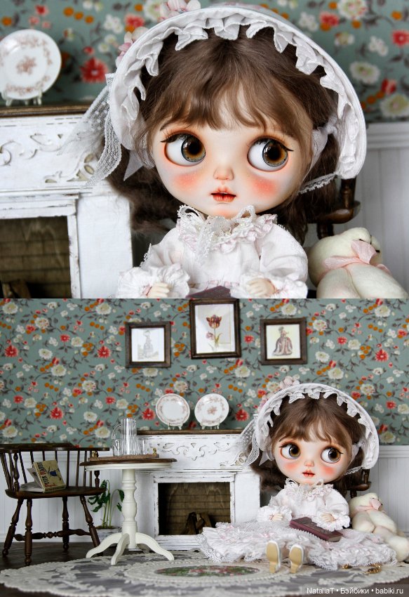 Фон для фотосессий стена для кукол 1/6