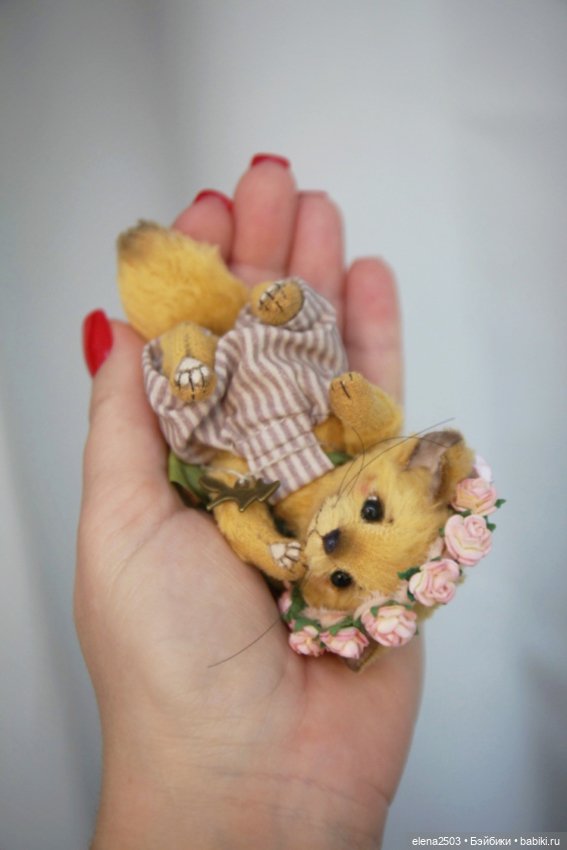 Лисенок Амбер — Авторские игрушки (фото 7)