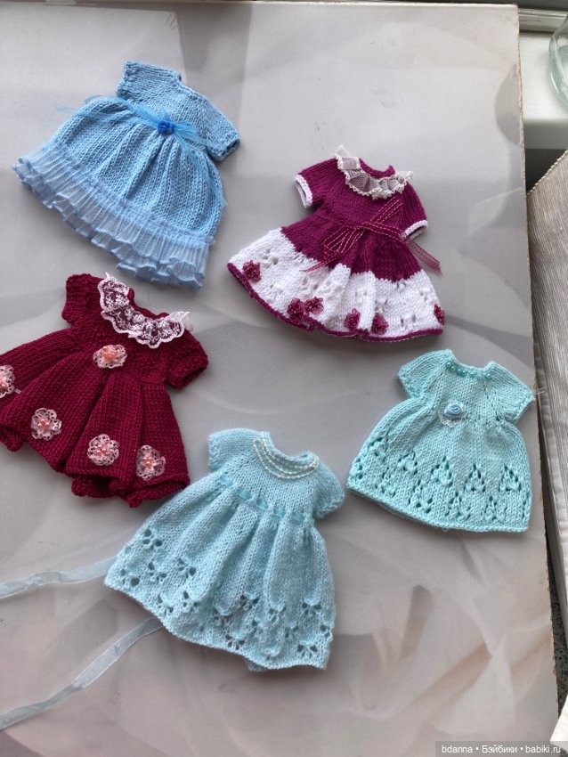 Вязанная одежда для кукол (фото 7)