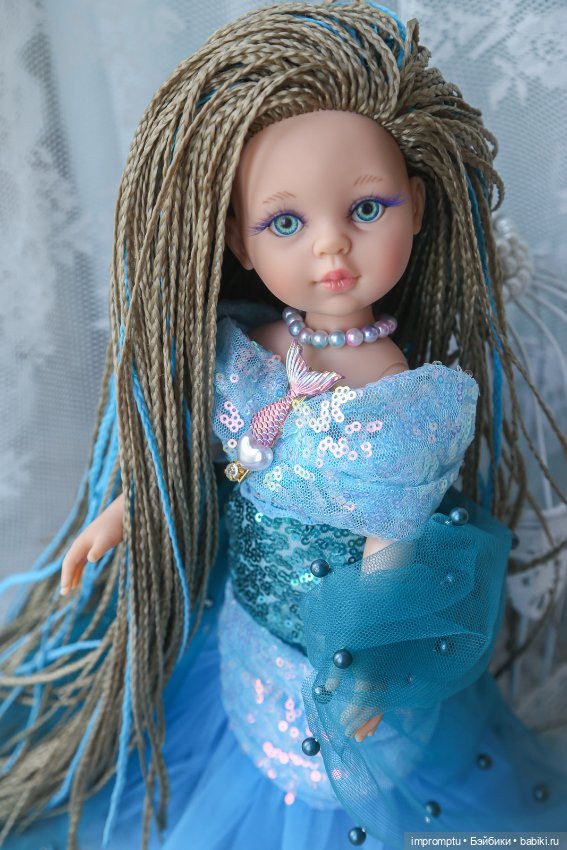 Кукла с косичками "Русалка" (фото 4)