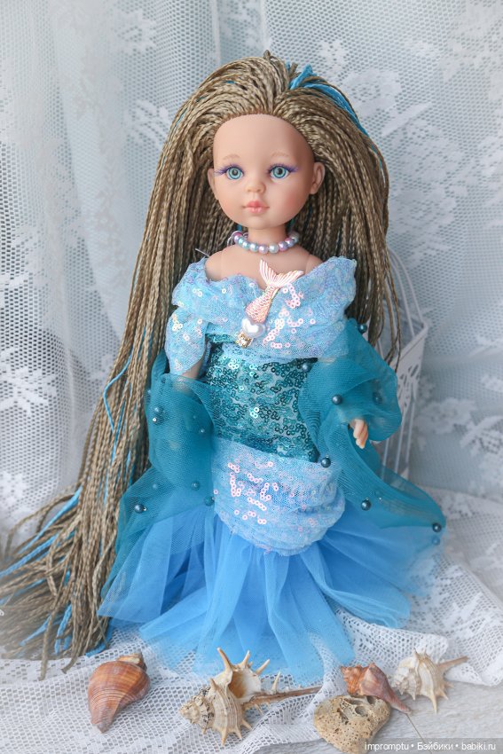 Кукла с косичками "Русалка"