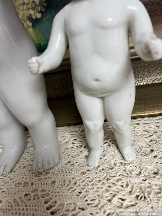 2 куклы Frozen Charlotte 1880 рост 33 и 20 см (фото 4)