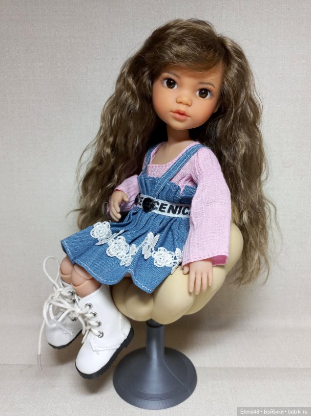 Очаровательная малышка — ООАК (кастом куклы) (фото 3)