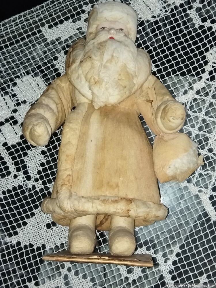 Дед мороз в валенках — Винтажные куклы и игрушки детства (фото 3)