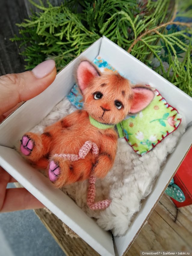 Полосатый котейка — Авторские игрушки (фото 5)