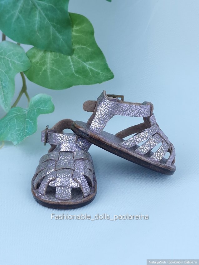 Босоножки для кукол Вихтель 30 см (фото 4)