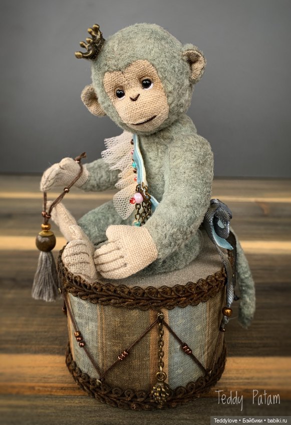 Тедди обезьянка — Авторские игрушки (фото 4)
