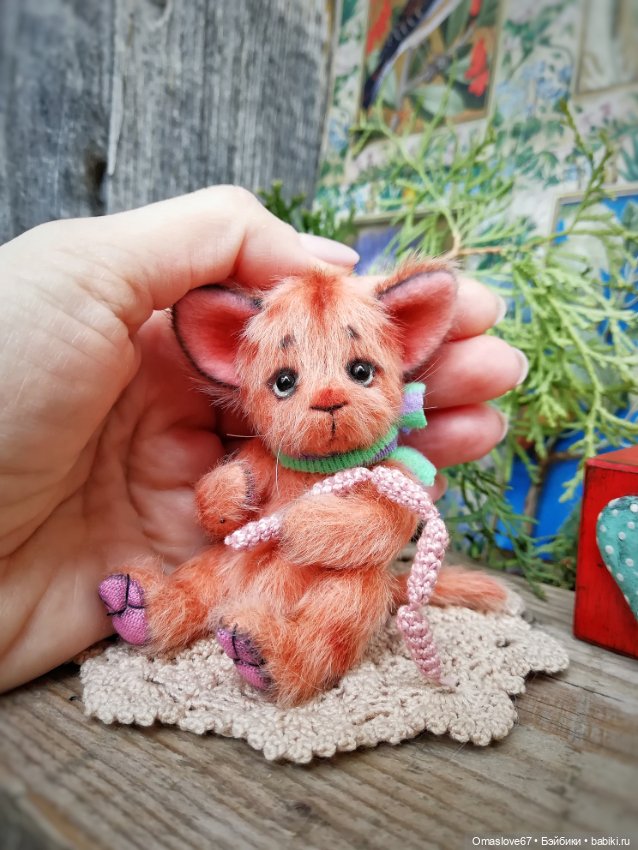 Рыжий котейка — Авторские игрушки