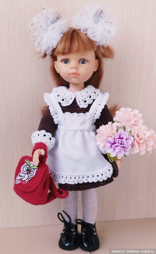 Комплект школьной одежды для куклы паола рейна (фото 6)