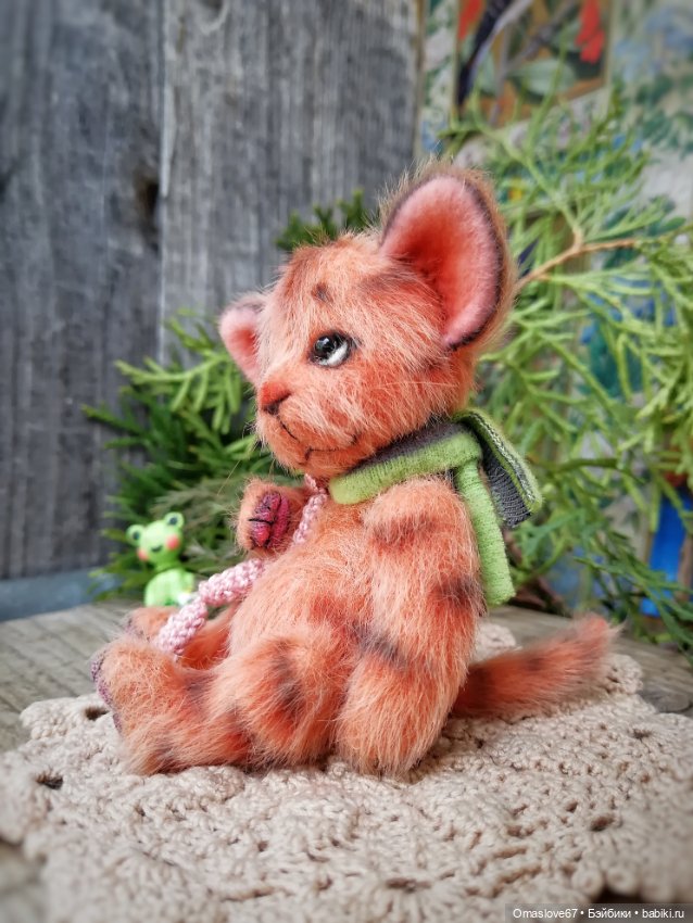 Полосатый котейка — Авторские игрушки (фото 3)