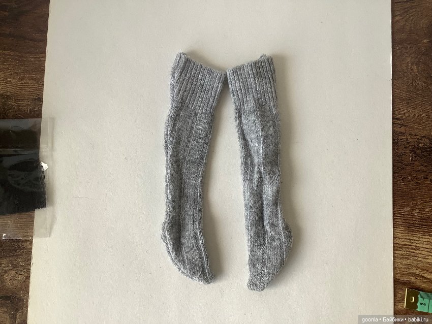 Высокие шерстяные гольфы на bjd SD