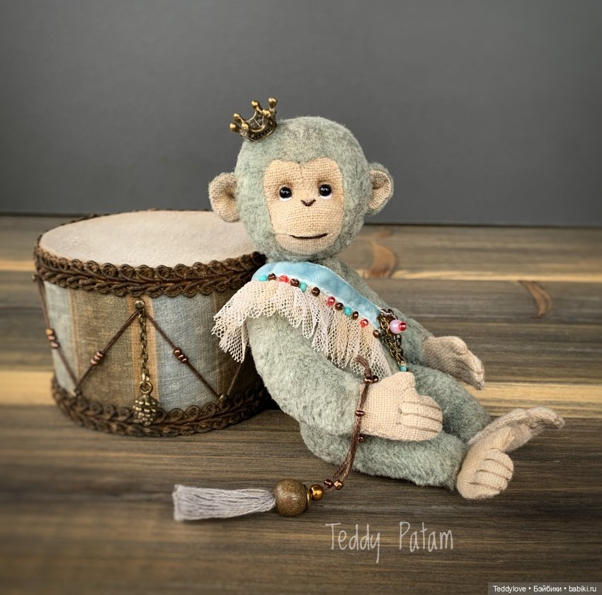 Тедди обезьянка — Авторские игрушки (фото 3)