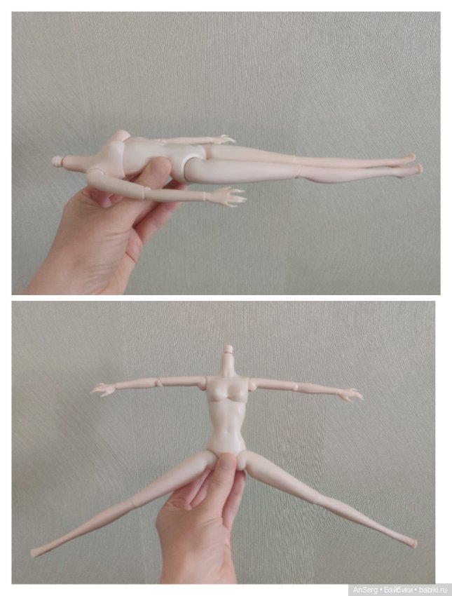 Тело псевдо Мизи, белое (как у вампиров Маттел) (фото 4)