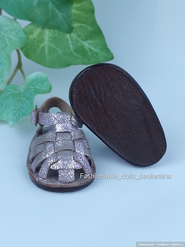 Босоножки для кукол Вихтель 30 см (фото 3)