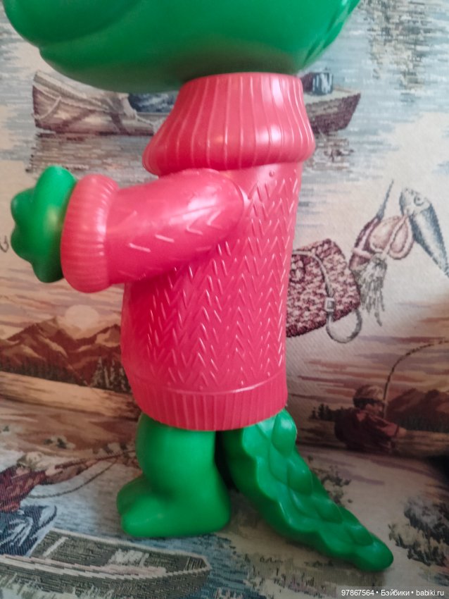 Крокодил Гена СССР — Винтажные куклы и игрушки детства (фото 2)