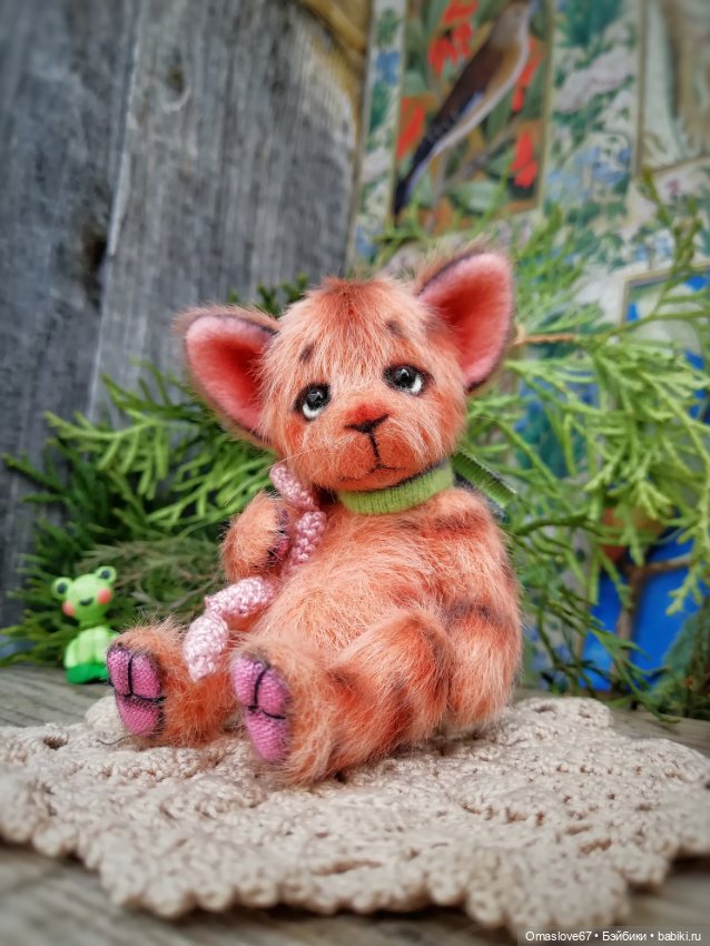 Полосатый котейка — Авторские игрушки (фото 10)