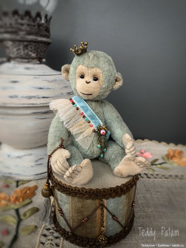 Тедди обезьянка — Авторские игрушки (фото 7)