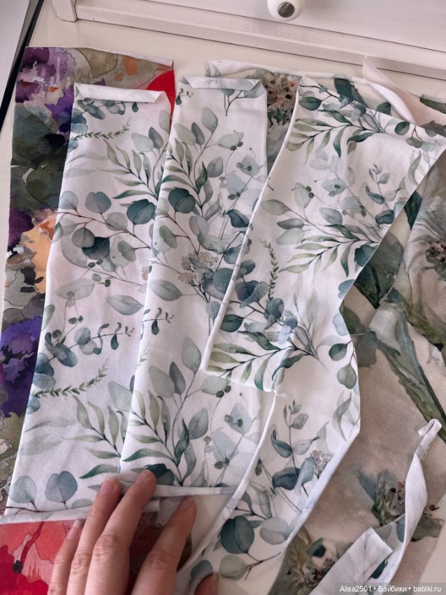 Лот кулирки цветной — Ткани (фото 2)