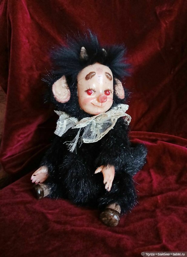 Чертик Брюник — Авторские игрушки (фото 2)