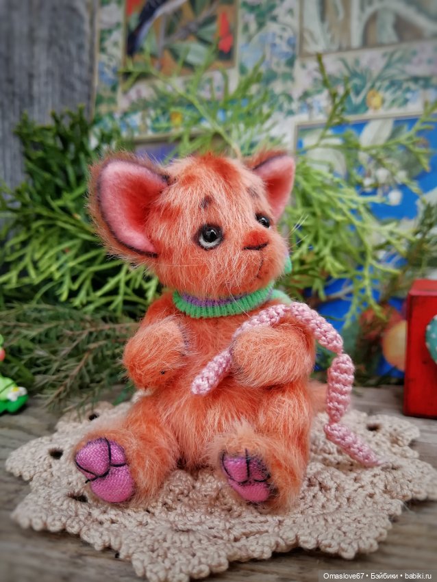 Рыжий котейка — Авторские игрушки