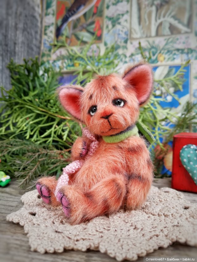 Полосатый котейка — Авторские игрушки (фото 8)