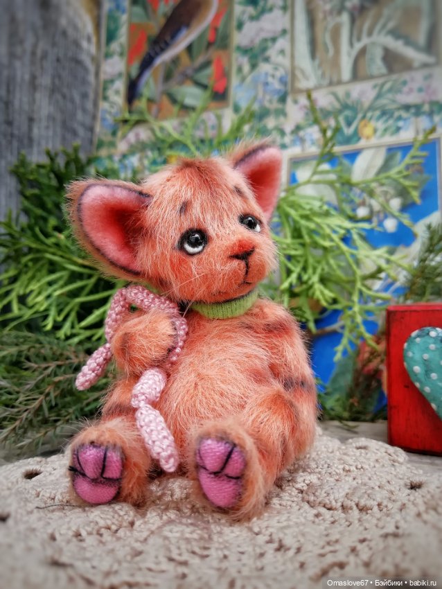 Полосатый котейка — Авторские игрушки (фото 4)