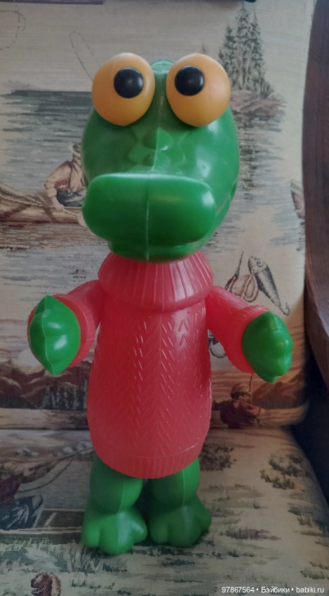 Крокодил Гена СССР — Винтажные куклы и игрушки детства (фото 4)