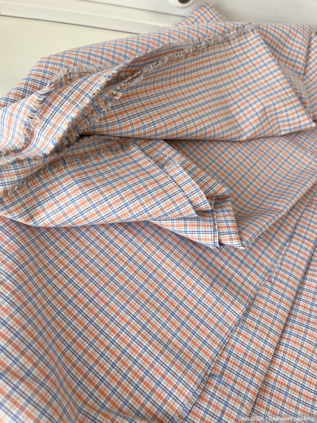 Мелкая клетка на рубашки — Ткани (фото 4)