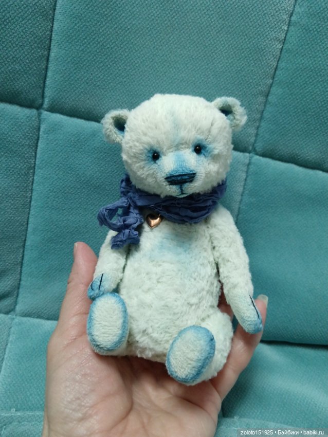 Мишка тедди ручная работа (фото 4)