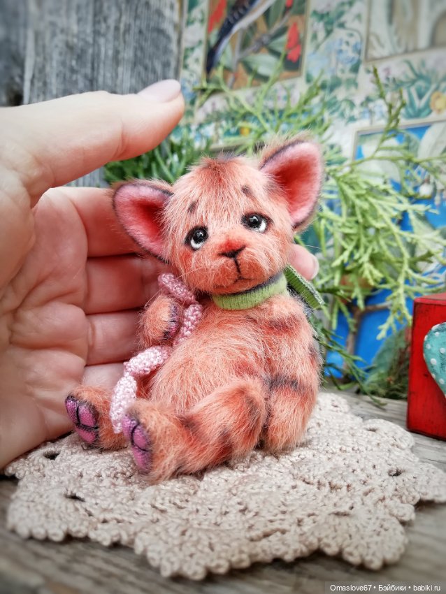 Полосатый котейка — Авторские игрушки