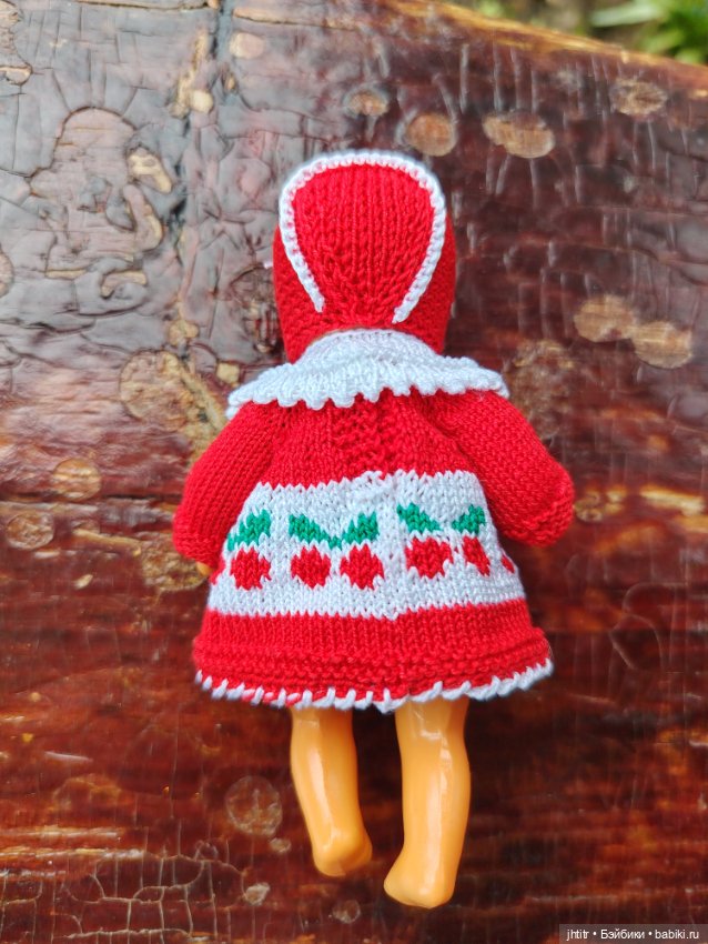 Пупс целлулоидный в комплекте ручной работы (фото 2)