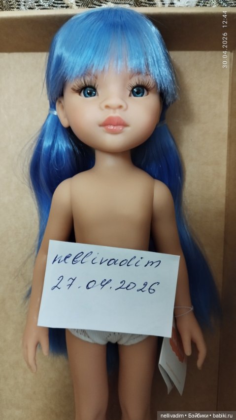 Кукла Лиу с голубыми волосами от Паола Рейна ( Paola Reina ) (фото 6)