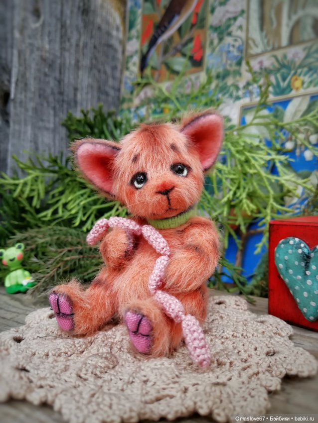 Полосатый котейка — Авторские игрушки (фото 6)