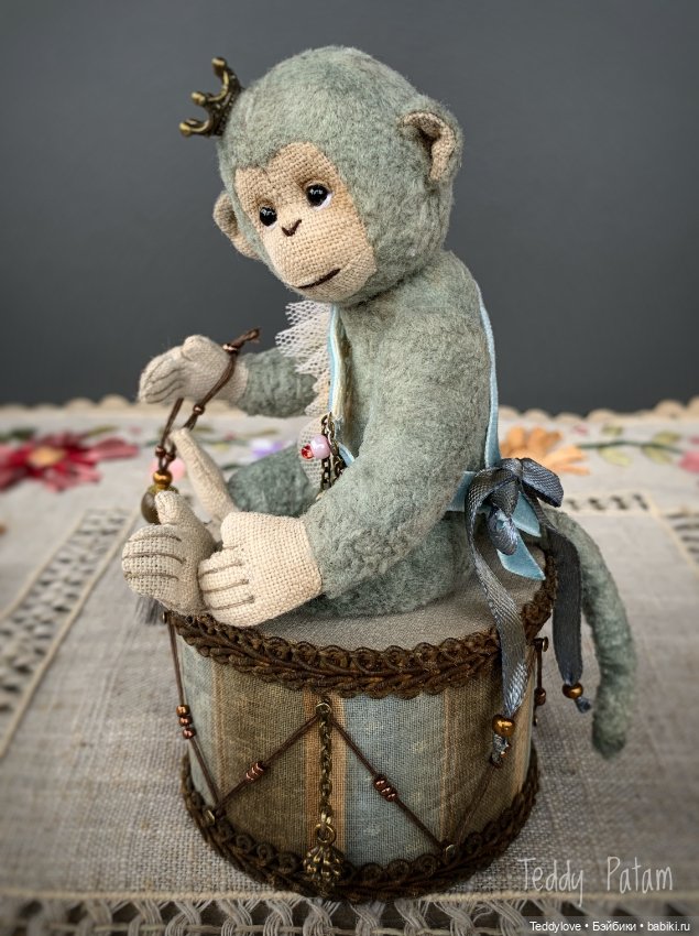 Тедди обезьянка — Авторские игрушки (фото 8)