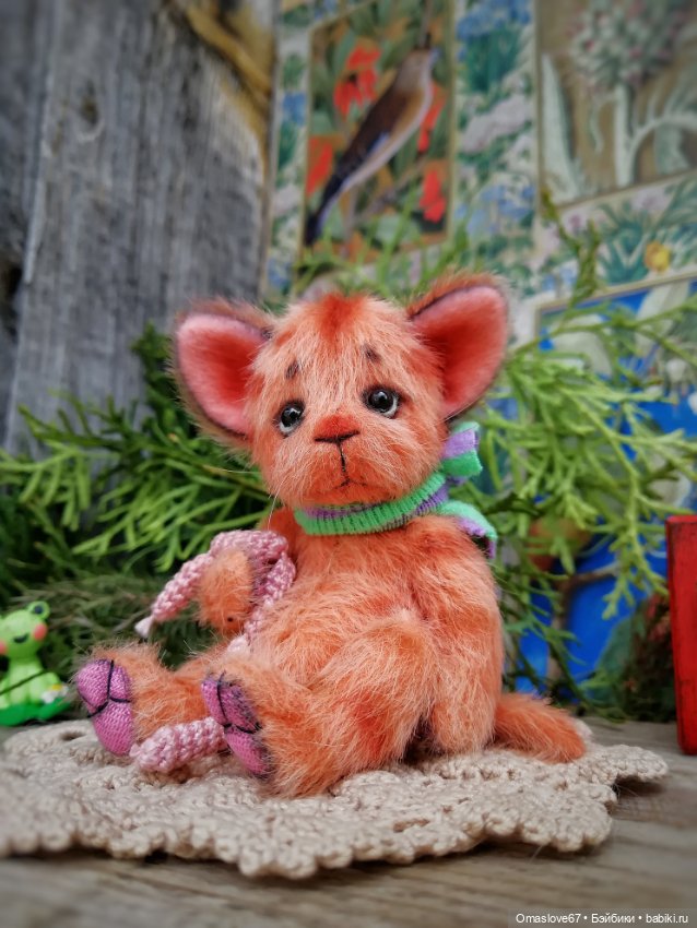 Рыжий котейка — Авторские игрушки