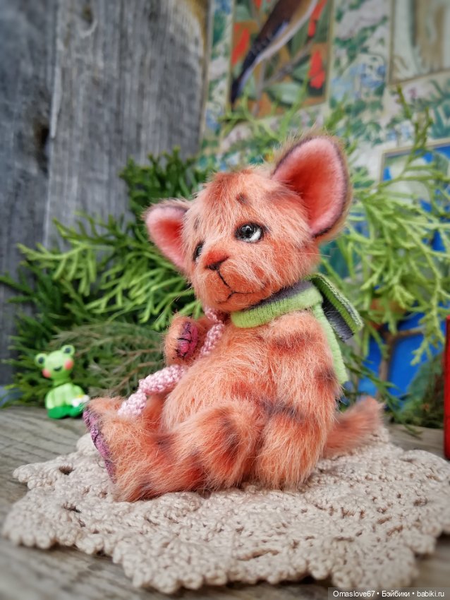 Полосатый котейка — Авторские игрушки