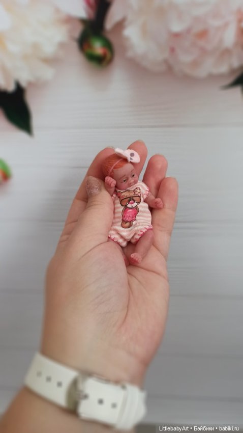 Рыжулька 8 см — Авторские куклы (фото 2)