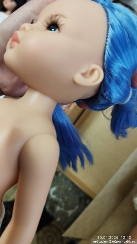 Кукла Лиу с голубыми волосами от Паола Рейна ( Paola Reina ) (фото 3)