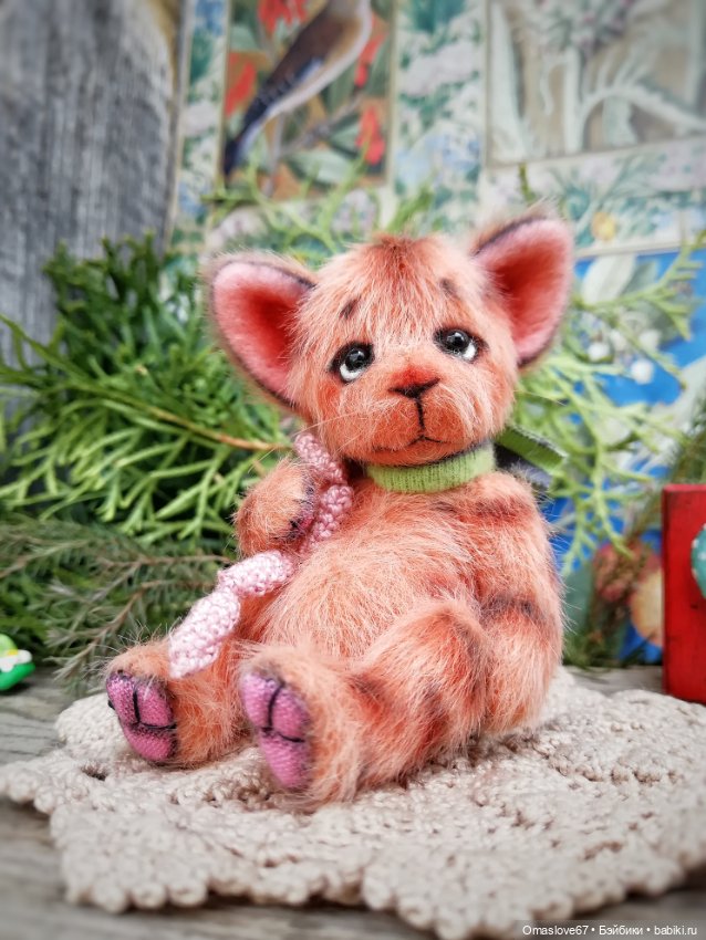 Полосатый котейка — Авторские игрушки