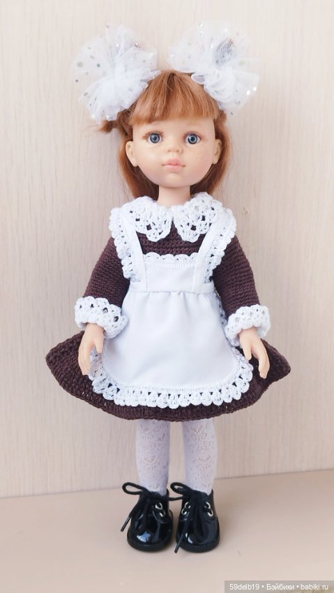 Комплект школьной одежды для куклы паола рейна