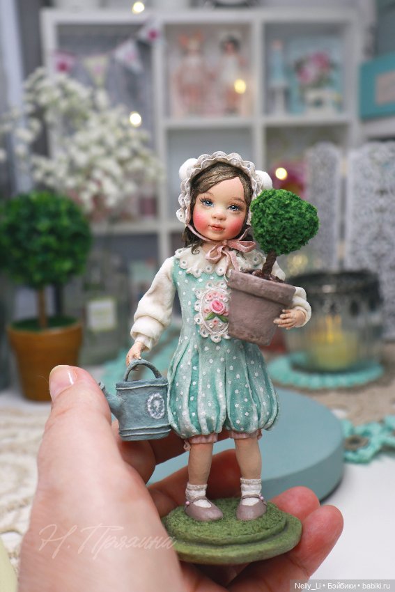Маленькая помощница. Интерьерная ватная игрушка