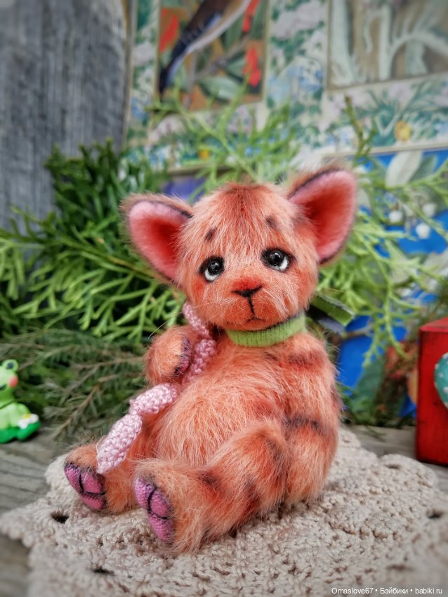 Полосатый котейка — Авторские игрушки