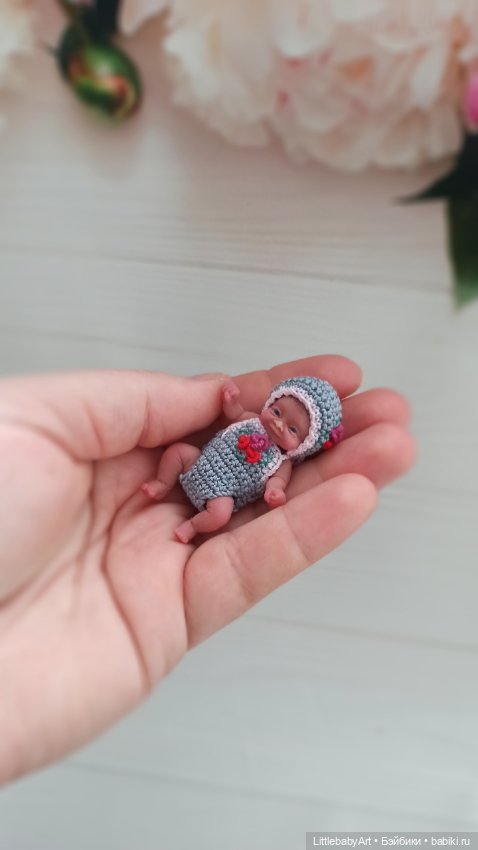 Пупсик 5 см — Авторские куклы (фото 6)