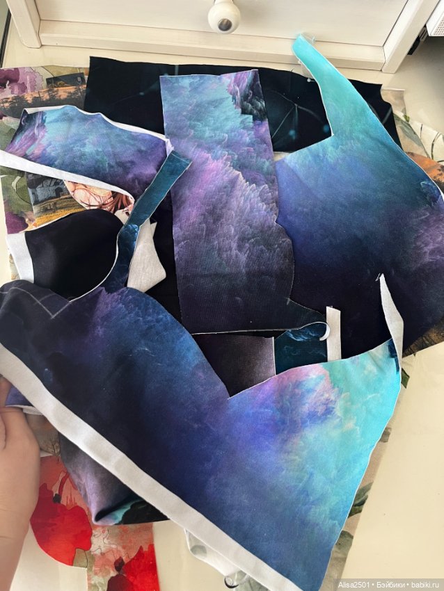 Лот кулирки цветной — Ткани (фото 5)