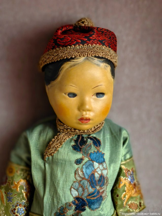 Антикварная кукла китаянка Удача Hoo Choy (фото 6)