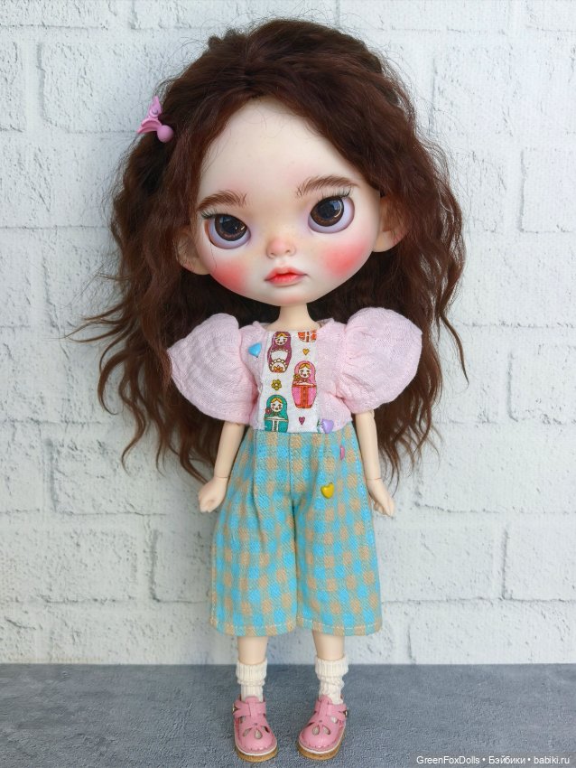 Комбинезон и носочки для Блайз одежда Blythe (фото 2)