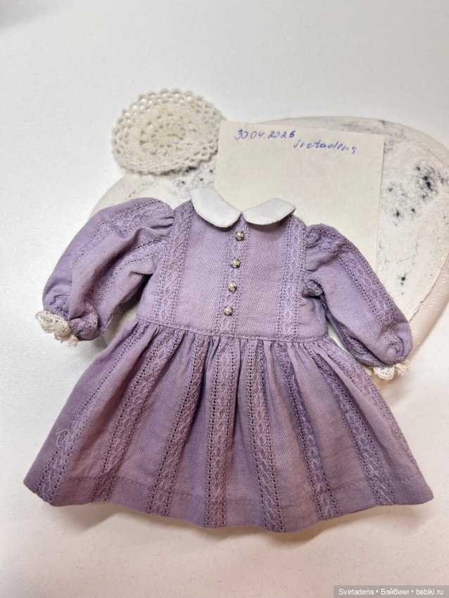 Платье для куклы — Одежда для BJD (фото 2)