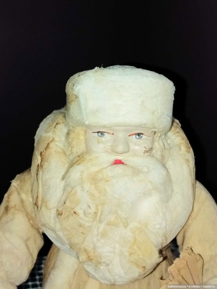 Дед мороз в валенках — Винтажные куклы и игрушки детства (фото 7)