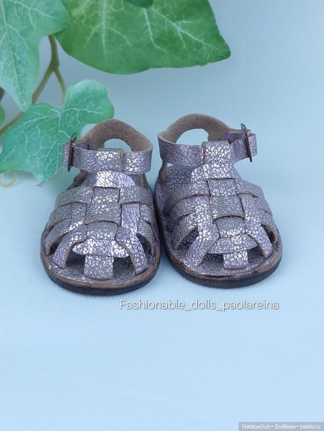 Босоножки для кукол Вихтель 30 см (фото 2)