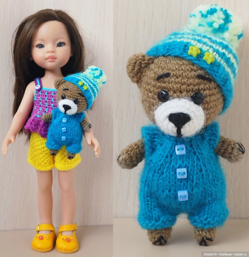 Вязаные игрушки для кукол паола рейна (фото 2)